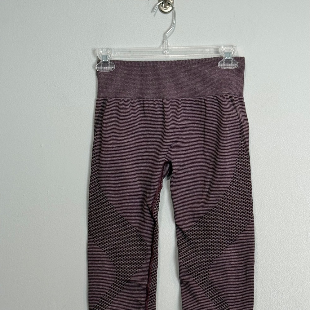 Gymshark Womens Seamless High Waisted Leggings Purple‎ Marl Knit Activewear
